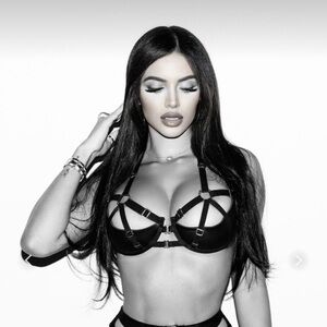 Honey Birdette Skylah Strappy Bra with Gold Accents 34DDD